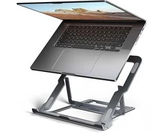 AXAGON STND-LAG Nešiojamas kompiuteris Stand, height-adjustable, foldable, aliuminio – pilkas