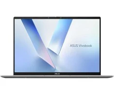 Nešiojamas kompiuteris ASUS VivoBook Series F1607AA-MB049W CPU Intel Core Ultra 5 325 16 " 1920 x 1200 pikselių RAM 16 GB DDR5-SDRAM SSD 512 GB Discrete graphics Not available On-board graphics Yes Numeric keypad Yes OS installed Windows 11 Home Colour Sidabrinis Weight 1.88 kg 90NB1722-M002J0