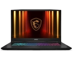 Nešiojamas kompiuteris MSI Katana 17 HX B14WGK CPU Intel® CoreT i7 i7-14650HX 17.3 " 1920 x 1080 pikselių RAM 16 GB DDR5-SDRAM SSD 1000 GB Discrete graphics NVIDIA GeForce RTX 5070 8 GB On-board graphics Yes Numeric keypad Yes OS installed Windows 11 Home Colour Juodas Weight 2.7kg 5600 MHz KATANA17HXB14WGK-264NL