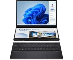 Nešiojamas kompiuteris ASUS ZenBook Series DUO UX8406CA-PZ009W CPU Core Ultra U9-285H 2900 MHz 14" Jutiklinis ekranas 2880x1800 RAM 32GB LPDDR5x SSD 2TB Intel Arc Graphics Integrated ENG Windows 11 Home Pilkas 1.65 kg 90NB14X1-M00820