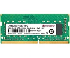 RAM TRANSCEND 16GB JM DDR4 3200Mhz SO-DIMM 1Rx8 2Gx8 CL22 1.2V