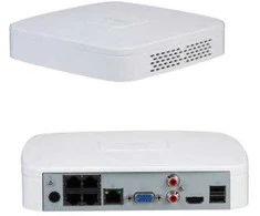 Dahua Technology Co IP įrašymo įrenginys 4 kam., 4K 12MP, 1HDD, 80Mbps, 4PoE įėjimai, H.265/H.264