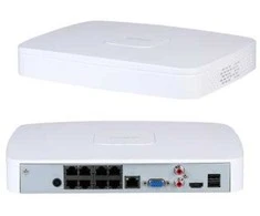 Dahua Technology Co IP įrašymo įrenginys 8 kam., 4K 12MP, 1HDD, 8 PoE, 160Mbps, H.265/H.264, AI