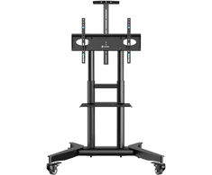 Onkron TV stovas su ratukais, skirtas 32–75" televizoriams, iki 60 kg, juodas, TS1571-B