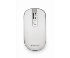 Optinė pelė su USB jungtimi belaidė Baltas/Sidabrinis MUSW-4B-06-WS GEMBIRD