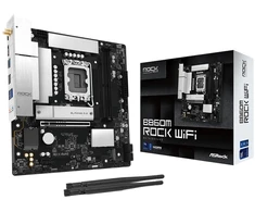 Pagrindinė plokštė Asrock B860M Rock WiFi Intel B860 LGA 1851 (Socket V1) micro ATX