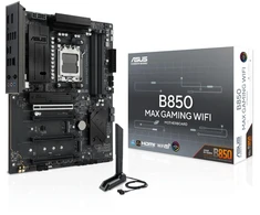 Pagrindinė plokštė Mainboard ASUS AMD B850 Socket AM5 ATX RAM DDR5-SDRAM 4xSlots Wi-Fi Yes Bluetooth Yes 3xNumber of M.2 (M) slots B850MAXGAMINGWIFI