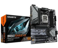 Pagrindinė plokštė Mainboard GIGABYTE AMD B650 Socket AM5 ATX RAM DDR5-SDRAM 4xSlots Wi-Fi Yes Bluetooth Yes 3xNumber of M.2 (M) slots B650EAGLEAX1.2