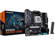 Pagrindinė plokštė Mainboard GIGABYTE AMD B850 Socket AM5 micro ATX RAM DDR5-SDRAM 4xSlots Wi-Fi Yes Bluetooth Yes 2xNumber of M.2 (M) slots GIGABYTE B850M GAMING X WIFI6E B850MGAMINGXWF6E1.1