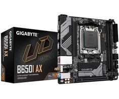 Pagrindinė plokštė Mainboard GIGABYTE AMD B650 Socket AM5 mini ITX RAM DDR5-SDRAM 2xSlots Wi-Fi Yes Bluetooth Yes 1xNumber of M.2 (M) slots B650IAX1.2