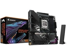 Pagrindinė plokštė Mainboard GIGABYTE AMD B850 Socket AM5 micro ATX RAM DDR5-SDRAM 4xSlots Wi-Fi Yes Bluetooth Yes 2xNumber of M.2 (M) slots B850M AORUS ELITE WIFI6E (rev. 1.x) B850MAELTWF6E1.1
