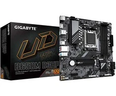 Pagrindinė plokštė Mainboard GIGABYTE AMD B650 SAM5 Micro-ATX Memory DDR5 Atminties lizdai 4 B650MD3HP1.3