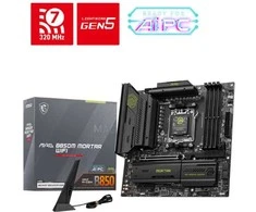 MSI MAG B850M MORTAR WIFI pagrindinė plokštė AMD B850 Lizdas AM5 micro ATX