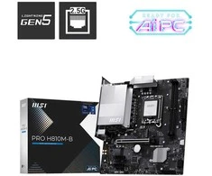 Pagrindinė plokštė MSI PRO H810M-B | Procesoriaus šeima Intel H810 | Procesoriaus lizdas LGA1851 | DDR5 | Palaikomos standžiojo disko sąsajos SATA, M.2 | SATA jungčių skaičius 4