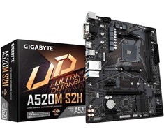 Pagrindinė plokštė Mainboard GIGABYTE AMD A520 SAM4 Micro-ATX Memory DDR4 Atminties lizdai 2 2xPCI-Express 3.0 1x 1xPCI-Express 3.0 16x 1xM.2 1x15pin D-sub 1xDVI-D 1xHDMI 2xAV-In 1xAV-out 2xUSB 2.0 4xUSB 3.2 1xPS/2 1xRJ45 A520MS2H1.3