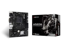 „Biostar A520MHP“ pagrindinė plokštė AMD A520, lizdas AM4, „micro ATX“