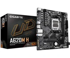 Pagrindinė plokštė Mainboard GIGABYTE AMD A620A SAM5 Micro-ATX Memory DDR5 Atminties lizdai 2 A620MH2.2