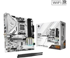 ASROCK B850M Steel Legend WiFi AM5 DDR5 mATX MB