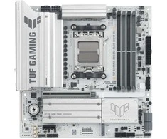 Pagrindinė plokštė Asus TUF GAMING B850M-PLUS WIFI7 W | Procesorių šeima AMD | Procesoriaus lizdas AM5 | DDR5 | Palaikomos standžiojo disko sąsajos SATA, M.2 | SATA jungčių skaičius 4