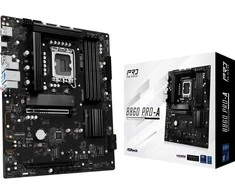 Asrock B860 Pro-A Intel B860 LGA 1851 (Socket V1) ATX pagrindinė plokštė