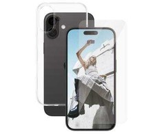Panzer Glass „PanzerGlass SAFE. by ® 2-in-1“ apsaugos rinkinys, skirtas „iPhone 16“ | DIDMENINĖ PAKUOTĖ, „Apple“, „Apple“ – „iPhone 16“, Sauso klijavimo, Atsparus įbrėžimams, Atsparus smūgiams, Permatomas, 50 vnt.