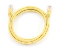 GEMBIRD CAT5e UTP Patch laidas geltonas 2m