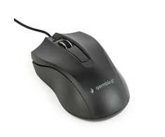 GEMBIRD MUS-3B-01 Gembird optinė pelė MUS-3B-01, 1000 DPI, USB, Juodas, 1.35m kabelio ilgis