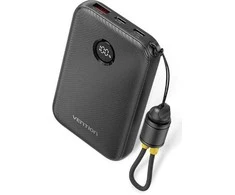 Vention 10000mAh Powerbank 2xUSB-C 1xUSB-A 22.5W, juodas