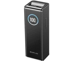 „EcoFlow RAPID“ išorinė baterija 25000 mAh, 170 W (su integruotais 100 W laidais).