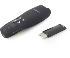 Gembird WP-L-12 wireless presenter RF Juodas