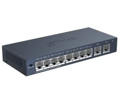 Šakotuvas Switch DAHUA S3010-8GT-90 Switch type Unmanaged Form factor Desktop/Wall-Mounting 8xRJ-45 jungtys RJ-45 Ports Type Gigabit Ethernet (10/100/1000) Power over Ethernet (PoE) Yes 8xPower over Ethernet (PoE) jungtys quantity Total Power over Ethernet (PoE) budget 90 W S3010-8GT-90