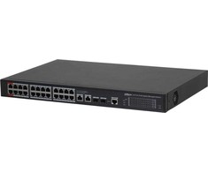 Šakotuvas Dahua Technology S4228-24GT-360 Managed L2 Gigabit Ethernet (10/100/1000) Power over Ethernet (PoE) Juodas Sidabrinis