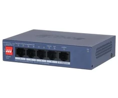 Šakotuvas Switch DAHUA CS4005-4GT-36 Switch type Managed Switch layer L2 Form factor Desktop/Wall-Mounting 5xRJ-45 jungtys RJ-45 Ports Type Gigabit Ethernet (10/100/1000) 5xGigabit Ethernet (copper) jungtys quantity Power over Ethernet (PoE) Yes 4xPower over Ethernet (PoE) jungtys quantity Total Power over Ethernet (PoE) budget 36 W CS4005-4GT-36