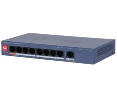 Šakotuvas Switch DAHUA CS4009-8ET1GT-60 Switch type Managed Switch layer L2 9xRJ-45 jungtys RJ-45 Ports Type Gigabit Ethernet (10/100/1000) 8xFast Ethernet (copper) jungtys quantity 1xGigabit Ethernet (copper) jungtys quantity Power over Ethernet (PoE) Yes CS4009-8ET1GT-60