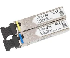 Šakotuvas NET TRANSCEIVER SFP PAIR/S-3553LC20D MIKROTIK