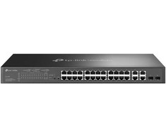 Šakotuvas Switch TP-LINK SL2428P Rack PoE+ jungtys 24 250 Watts SL2428P