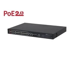 Šakotuvas SWITCH POE PFS4226-24ET-360-V3 24 PRIEVADŲ SFP DAHUA