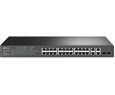 Šakotuvas Switch TP-LINK SL2428P Rack PoE+ jungtys 24 250 Watts SL2428P