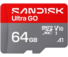 Atminties kortelė SanDisk Ultra GO 64 GB Micro SDXC UHS-I