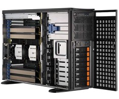 „Supermicro Barebone GPU SuperServer 4U“ dviejų lizdų 4677 SYS-741GE-TNRT –