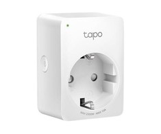 TP-LINK Tapo P100 (1 vnt. pakuotė) mini išmanusis „Wi-Fi“ lizdas, palaikomas „Alexa“ ir „Google Assistant“, 10A