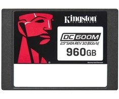 SSD KINGSTON DC600M 960 GB 1752xTBW rating MTBF 2000000 h Skaitymo greitis 560 MB/s Rašymo greitis 530 MB/s Serial ATA III 2.5" SEDC600M/960G