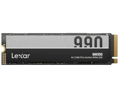 SSD LEXAR NM990 4TB M.2 NVMe Rašymo greitis 11000 MBytes/sec Skaitymo greitis 14000 MBytes/sec 2.45mm TBW 750 TB MTBF 1500000 hours LNM990X004T-RNNNG