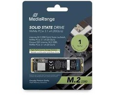 SSD MEDIARANGE S3100 1TB M.2 TLC Rašymo greitis 1800 MBytes/sec Skaitymo greitis 2200 MBytes/sec TBW 400 TB MTBF 150000 hours MR1033