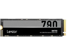 SSD LEXAR NM790 8TB M.2 PCIe Gen4 NVMe Rašymo greitis 6500 MBytes/sec Skaitymo greitis 7400 MBytes/sec 2.45mm TBW 1500 TB MTBF 1500000 hours LNM790X008T-RNNNG