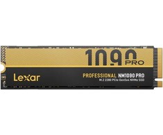 SSD LEXAR NM1090 Pro 1TB M.2 NVMe 3D TLC Rašymo greitis 10000 MBytes/sec Skaitymo greitis 14000 MBytes/sec 3.8mm TBW 700 TB MTBF 1500000 hours LNM109P001T-RNNNG
