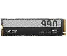 SSD LEXAR NM990 1TB M.2 NVMe Rašymo greitis 7500 MBytes/sec Skaitymo greitis 14000 MBytes/sec 2.45mm TBW 750 TB MTBF 1500000 hours LNM990X001T-RNNNG