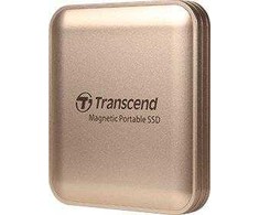TRANSCEND 2TB Išorinis kietasis diskas SSD ESD420G USB 20Gbps Type C Magsafe Gold