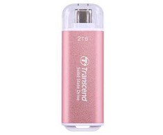 TRANSCEND ESD300P 2TB Išorinis kietasis diskas SSD USB 10Gbps Type C Rožinė