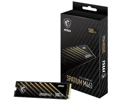 Dysk SSD MSI Spatium M461 500GB M.2 2280 PCI-E x4 Gen4 NVMe (S78-440K260-P83)